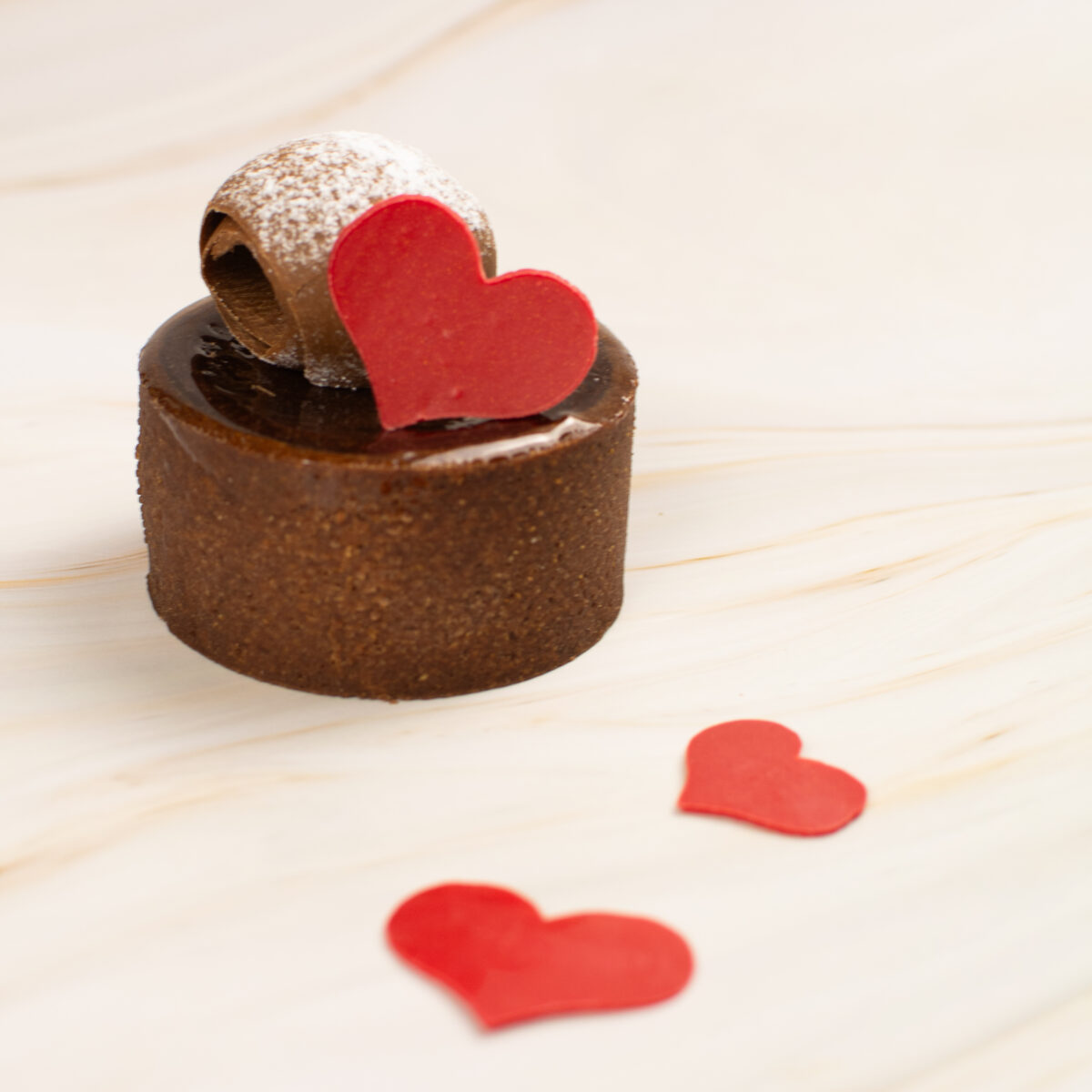 Flan cioccolato e lampone
